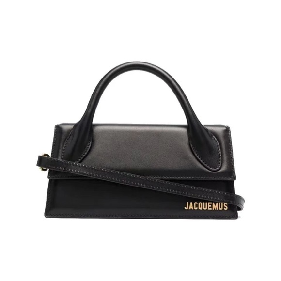 Jacquemus Elegant Black Mini Bag with Gold Detail - Picture 1 of 4